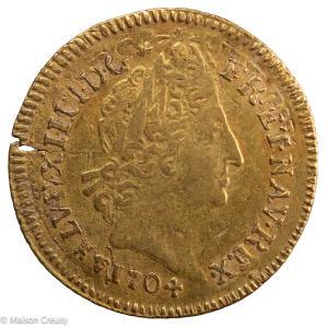 Louis XIV louis aux insignes 1704 Toulouse