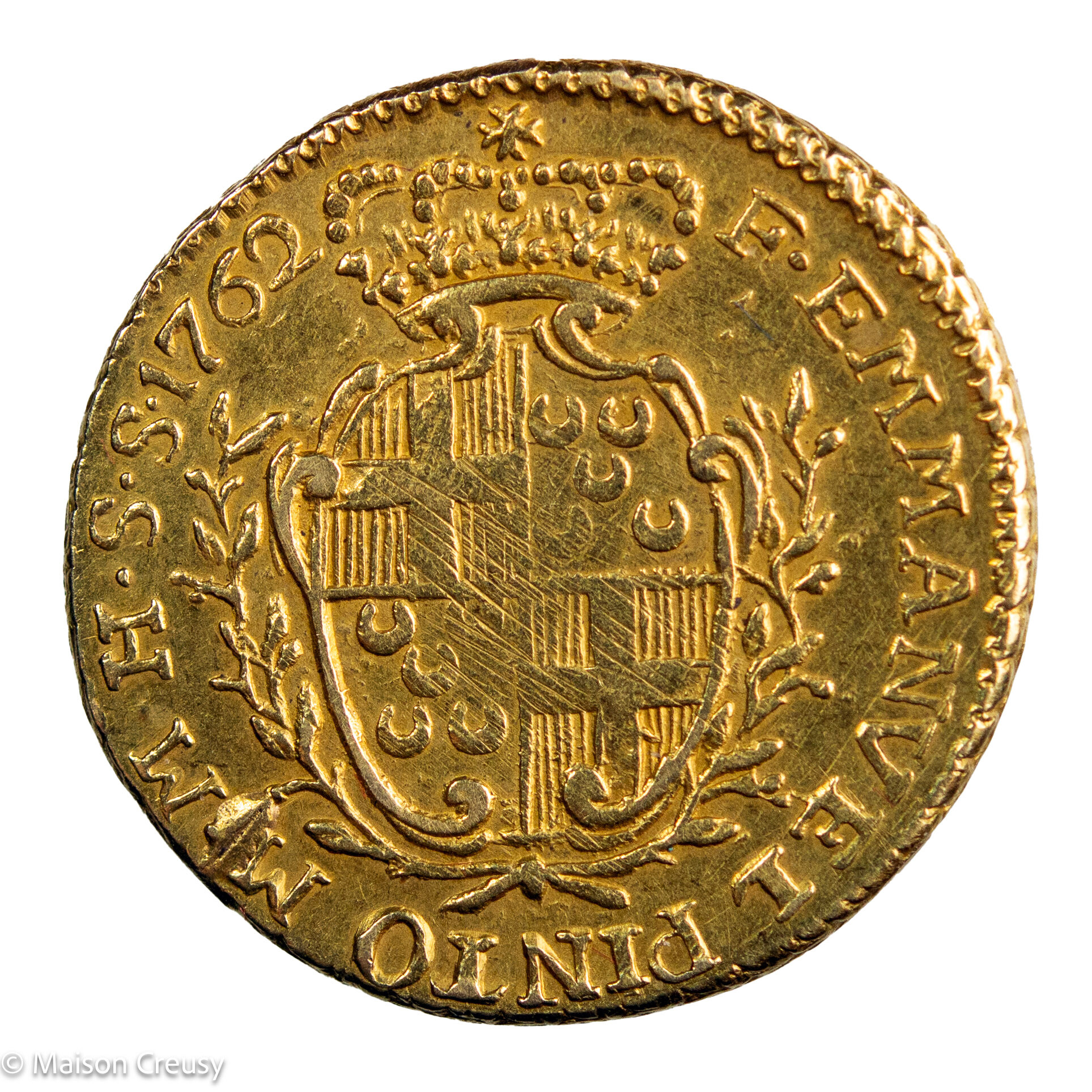 Ordre de Malte Emmanuel Pinto 10 scudi 1762