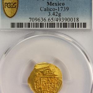Mexique Philippe V escudo 1714 Mexico PCGS MS65