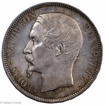 Louis Napoléon Bonaparte 5 francs 1852 Paris