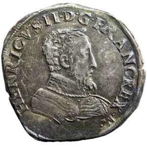 Henri II teston 1560 Lyon