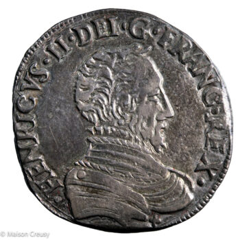 Henri II teston du Dauphiné 1560 Grenoble