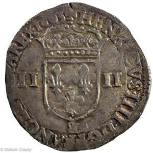 Henri IV quart d'écu 1603 Aix