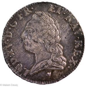 Louis XV Écu à la vieille tête 1774 Aix