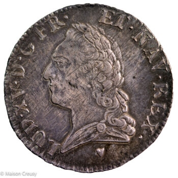 Louis XV Écu à la vieille tête 1774 Aix