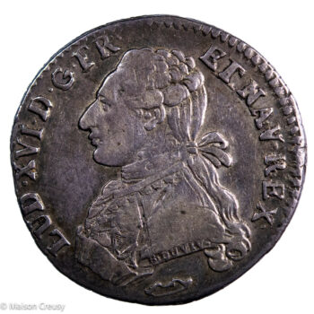 Louis XVI cinquième d'écu 1775 Aix