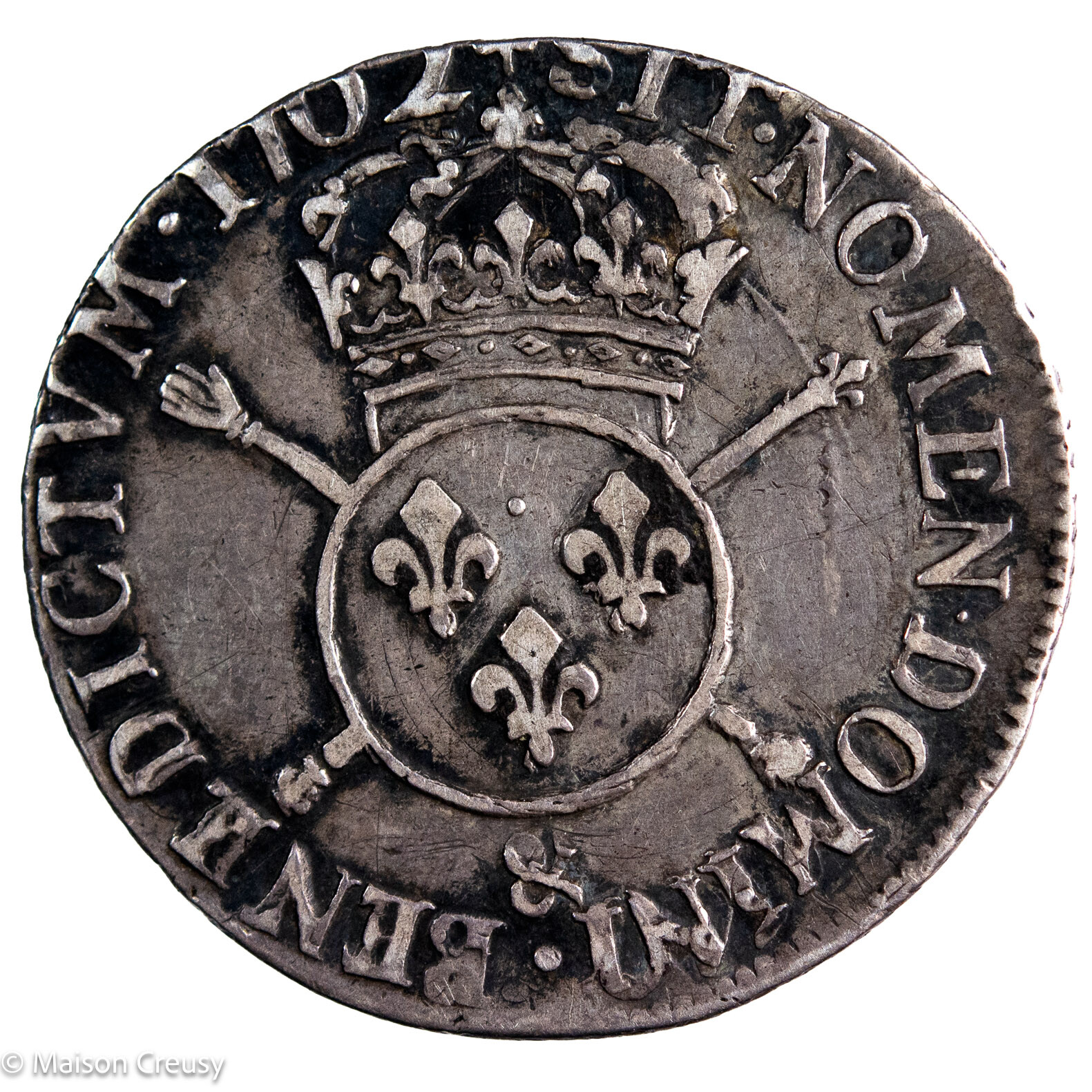 Louis XIV quart d’écu aux insignes 1702 Aix