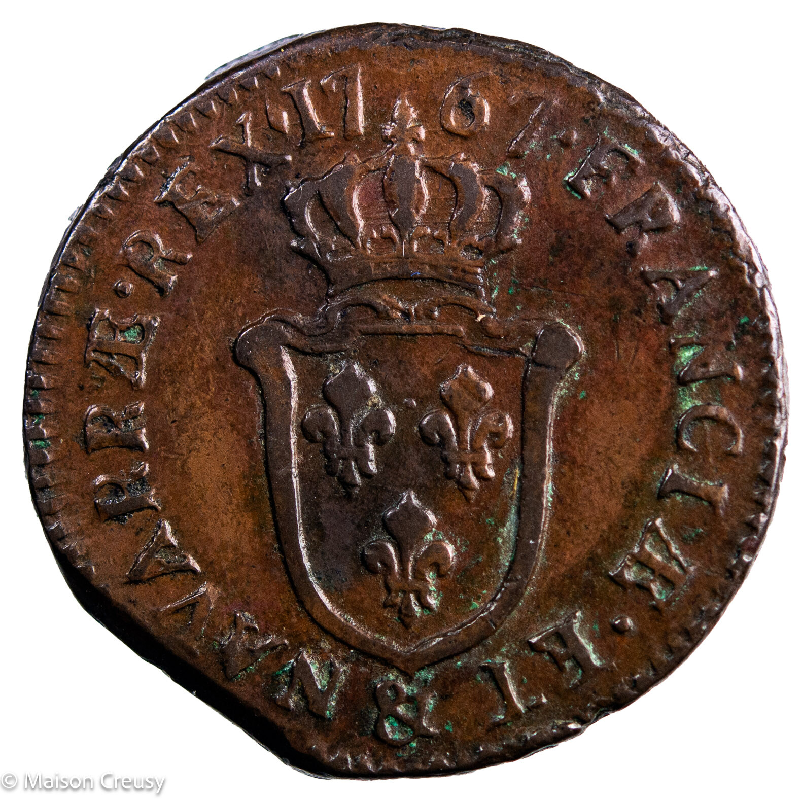 Louis XV sol d’Aix 1767