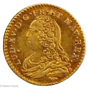 Louis XV demi louis aux lunettes 1726 Paris