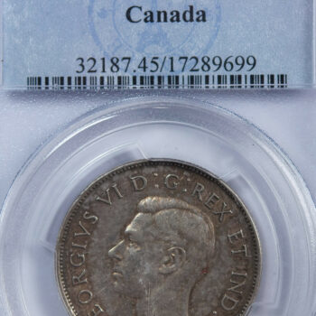 Canada 50 cents 1942 PCGS XF45