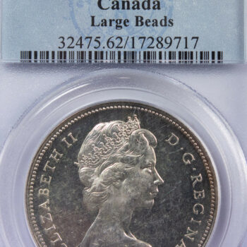 Canada dollar 1966 PCGS MS62