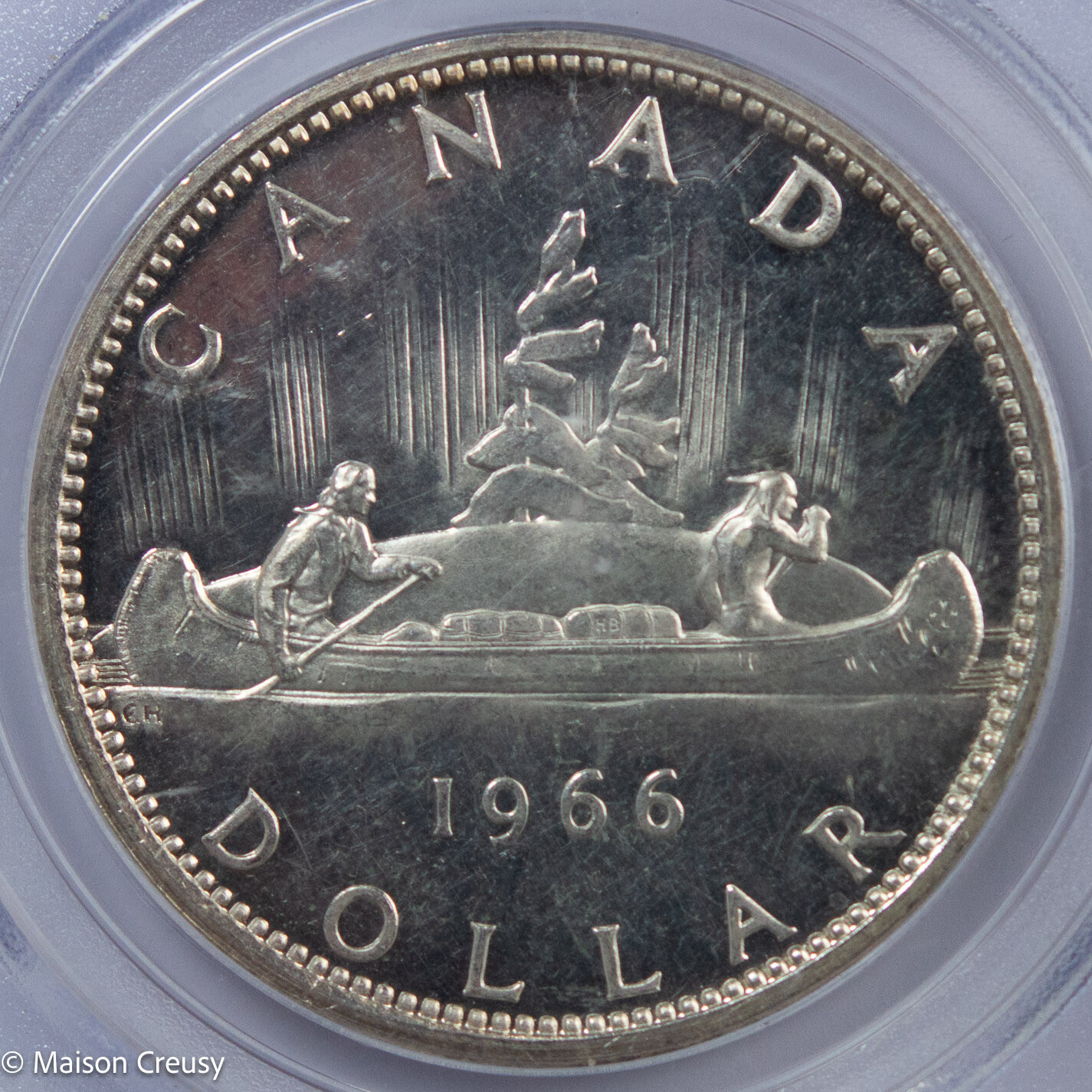 Canada dollar 1966 PCGS MS62