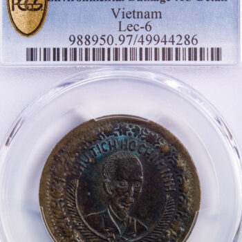Vietnam 2 dong 1946 PCGS AU-Detail