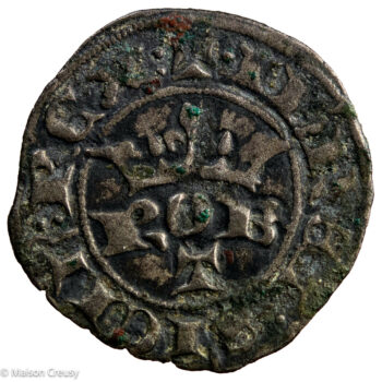 Comte de Provence Robert d'Anjou denier coronat reforciat