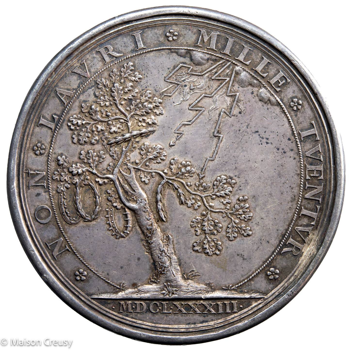 Henri de la Tour d’Auvergne silver medal 1683