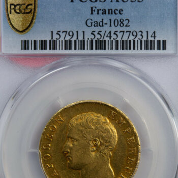 Napoléon I 40 francs 1806 Paris PCGS AU55