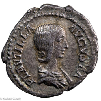 Plautille denier Rome 204