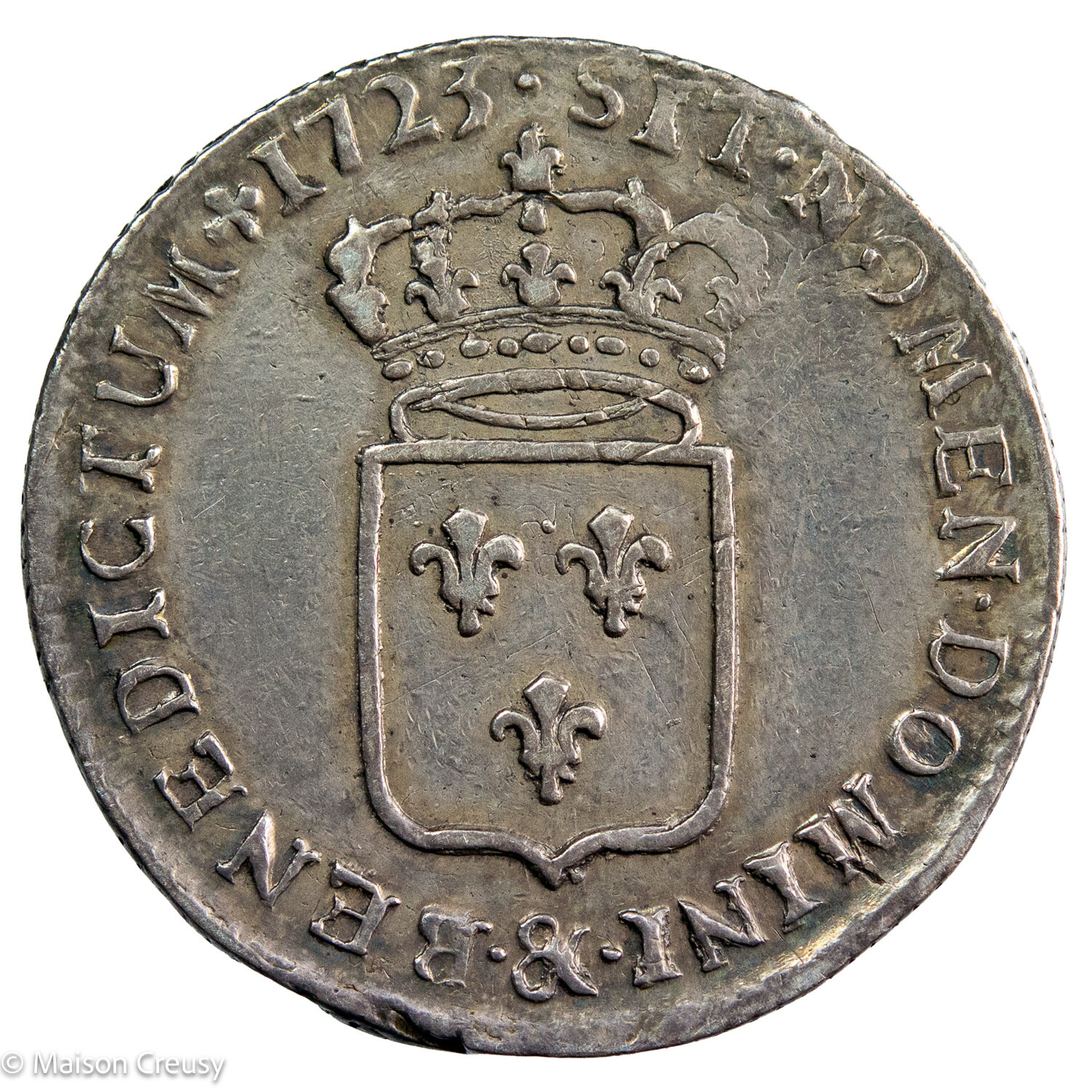 Louis XV 1/3 écu de France 1723 Aix