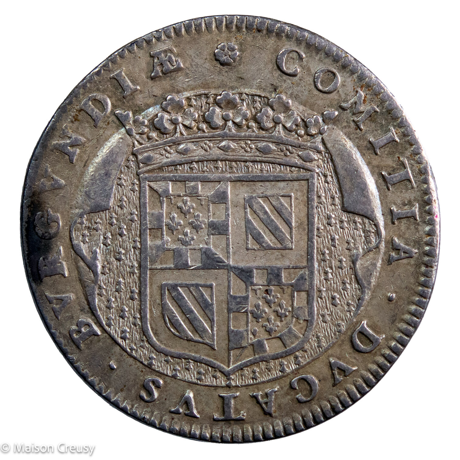 Burgundy Silver token 1657