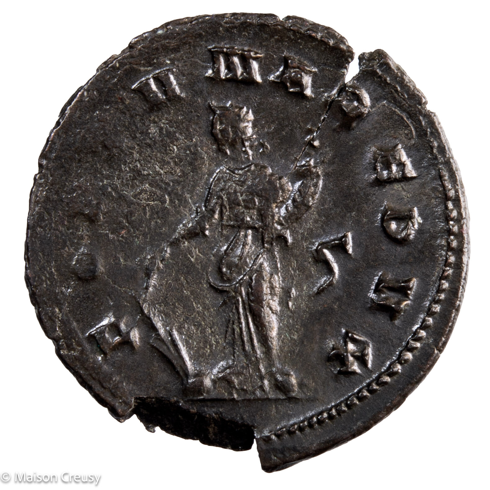 Gallien Antoninien revers FORTUNA