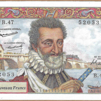 Billet de 50 nouveaux Francs Henri IV 7-4-1960