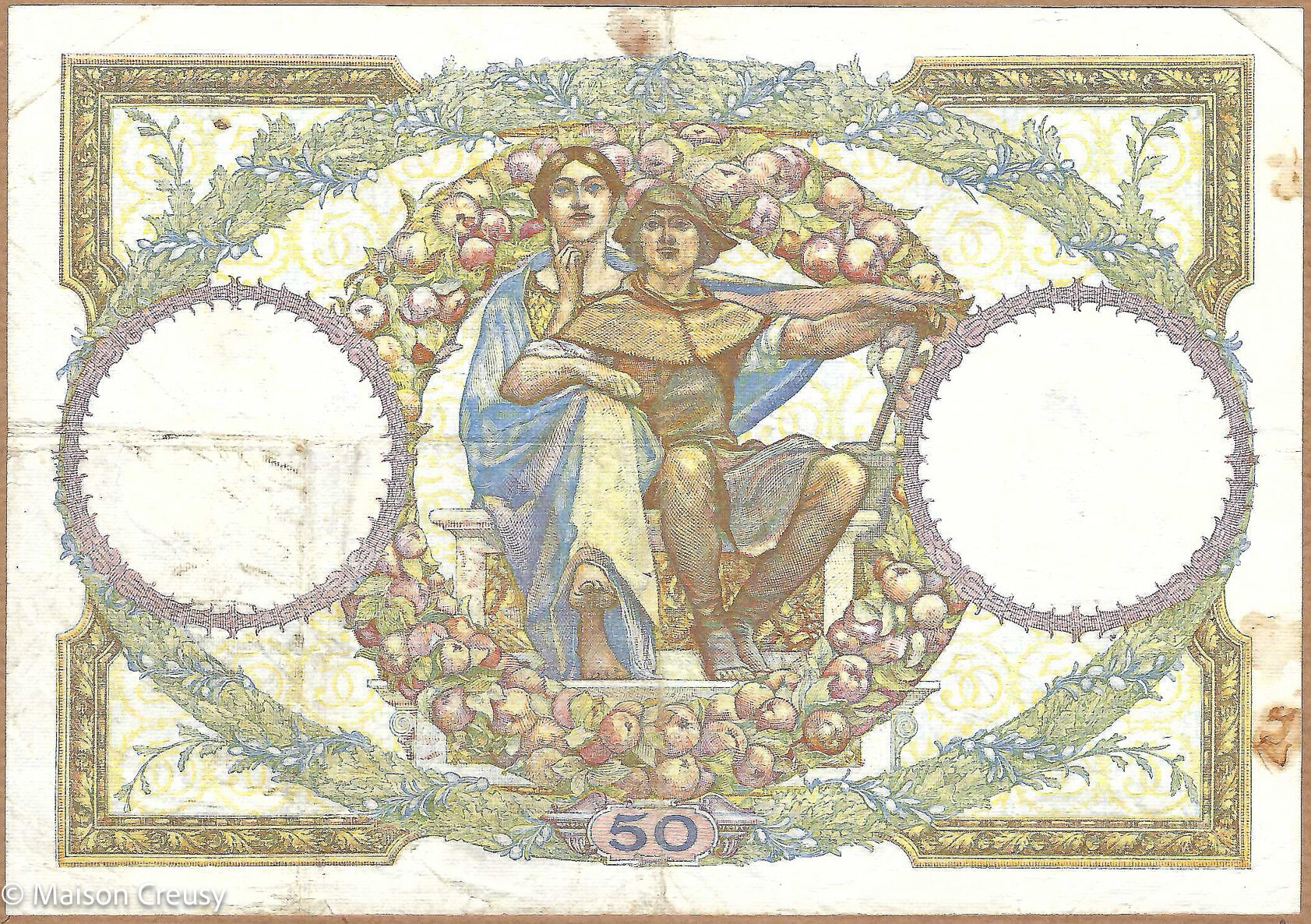 Billet 50 francs merson 5-7-1934