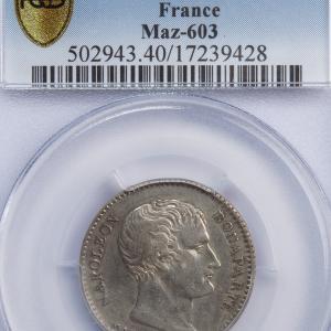 Consulat essai au module de 1 franc 1803 PCGS SP40