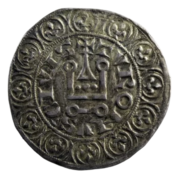 Philippe V AR gros tournois mint mark hammer