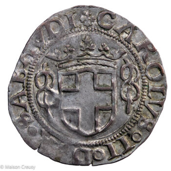 House of Savoy, grosso third type 1552 Aoste