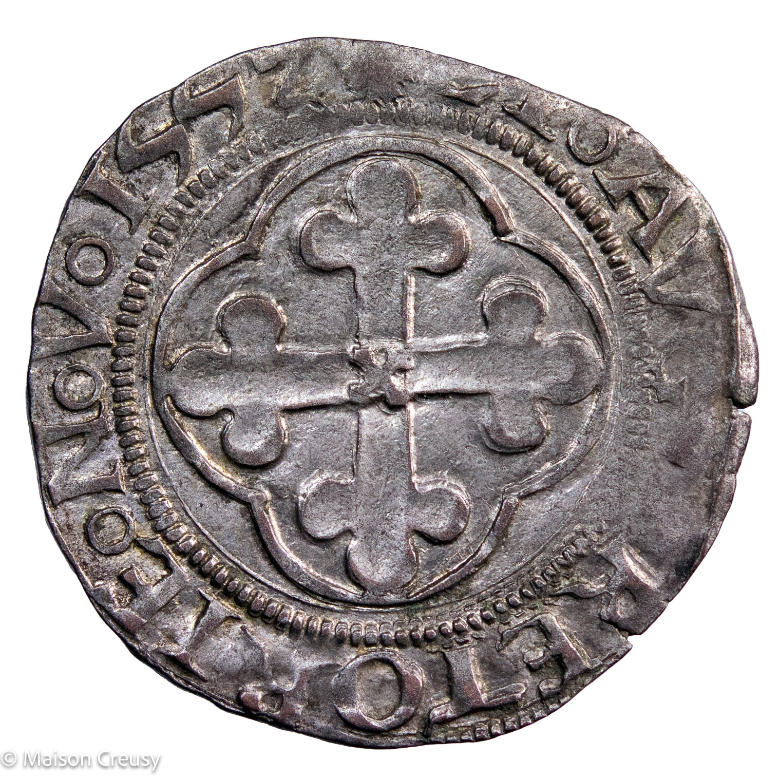 House of Savoy, grosso third type 1552 Aoste