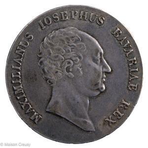 Maximilien I roi de Bavière Thaler 1816 Munich