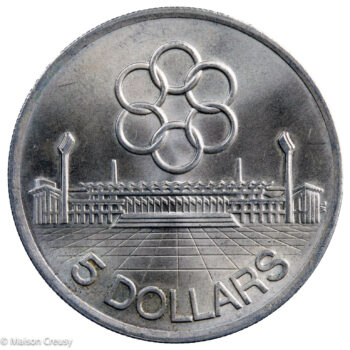 Singapour 5 dollars 1973