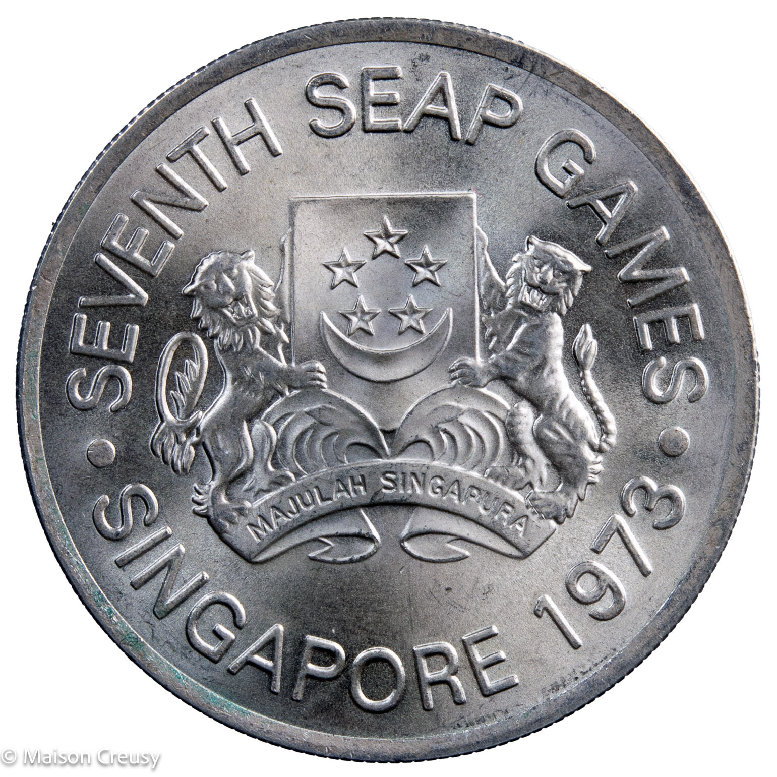 Singapour 5 dollars 1973