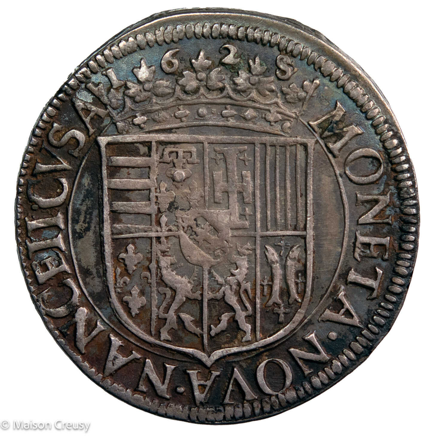 Lorraine Charles IV AR Teston 1628 Nancy