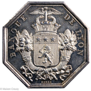 Banque de Lyon jeton 1835