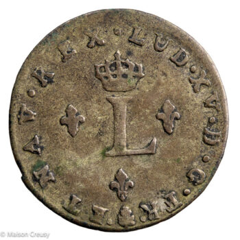Louis XV double sol 1739 Riom