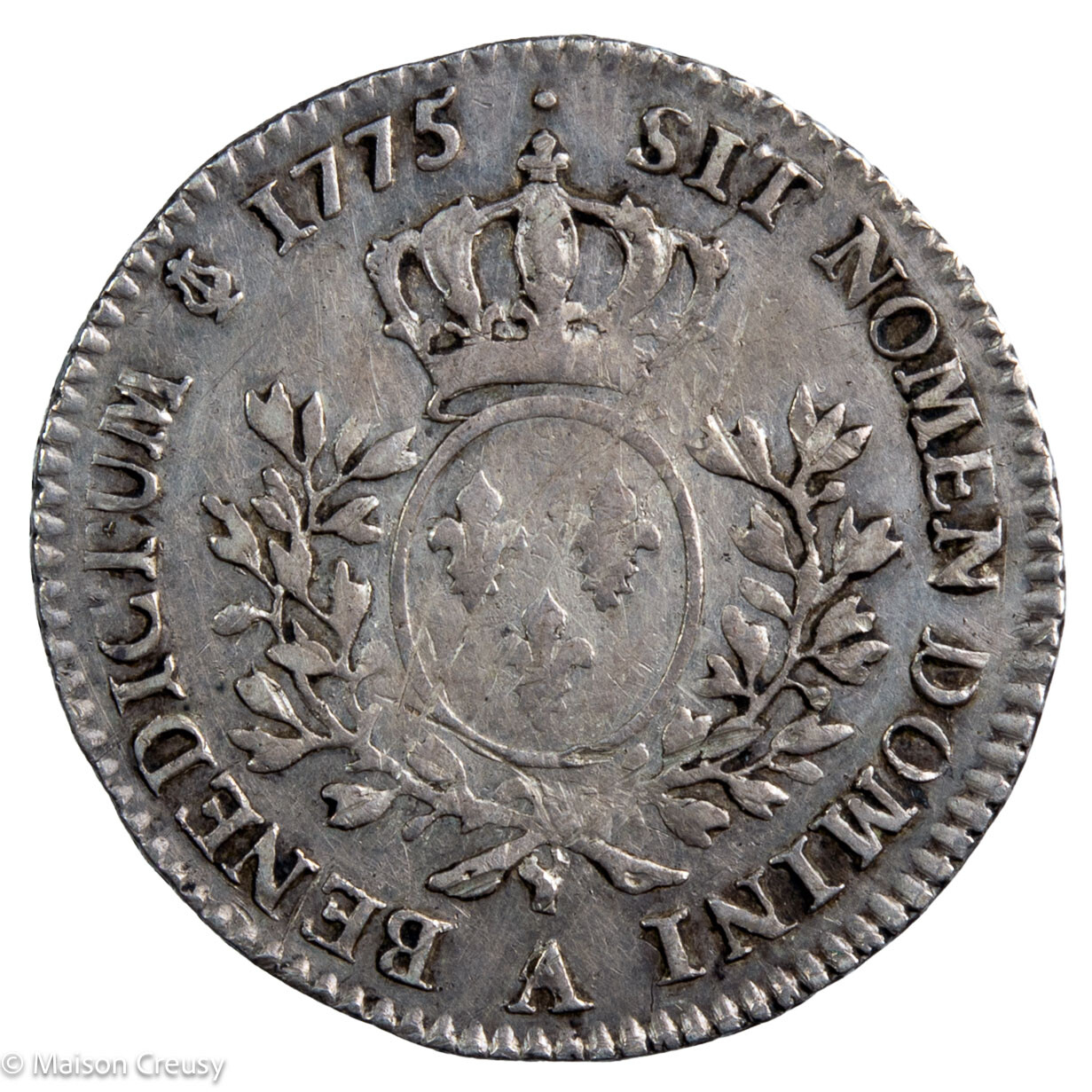 Louis XVI 1/5 écu 1775 Paris