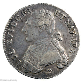 Louis XVI 1/5 écu 1787 Montpellier