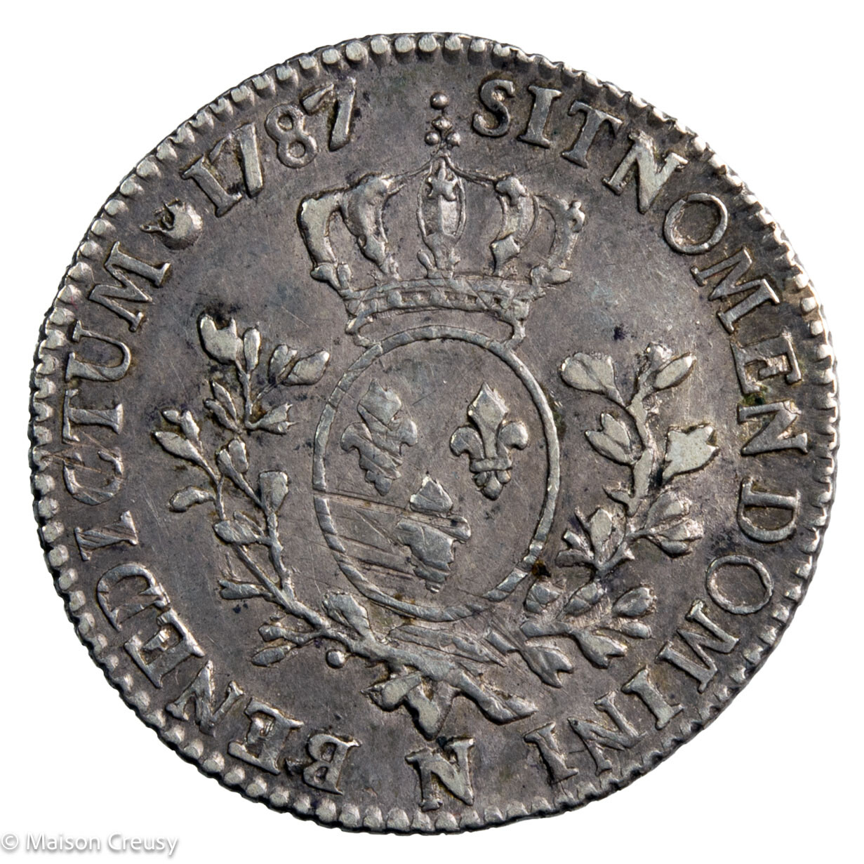 Louis XVI 1/5 écu 1787 Montpellier