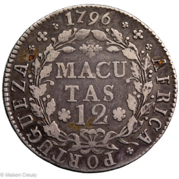 Portugal Angola 12 Macutas 1796
