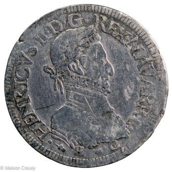 Navarre Bearn Henri II teston 1576