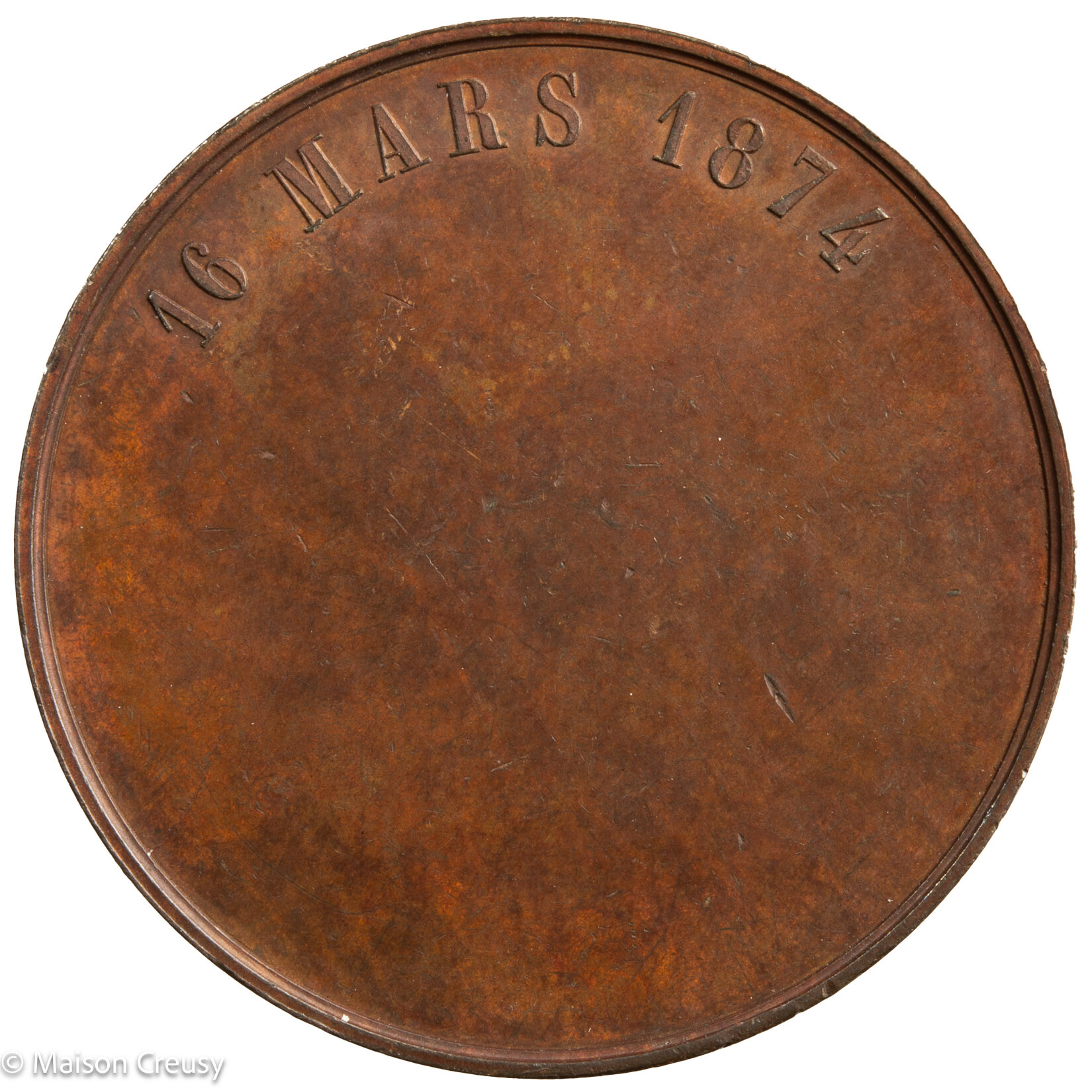 Napoléon IV AE medal 1874 by Merley