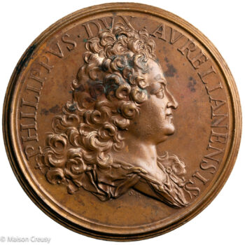 Philippe II d'Orléans AE Medal 1715