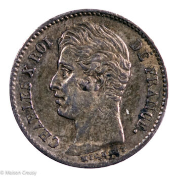 Charles X 1/4 de franc 1829 Paris