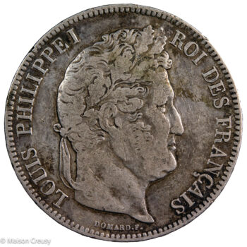 Louis Philippe 5 francs 1833 Bayonne