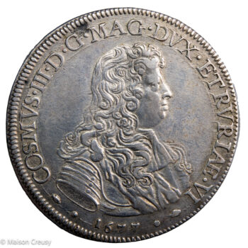 Italie Toscane Cosme III Piastre 1677