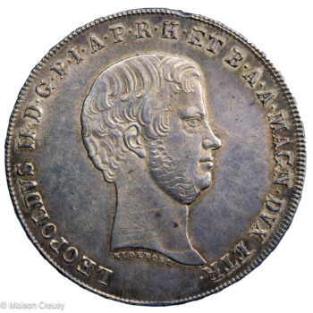 Italie Toscane Leopold II Francescone 1859