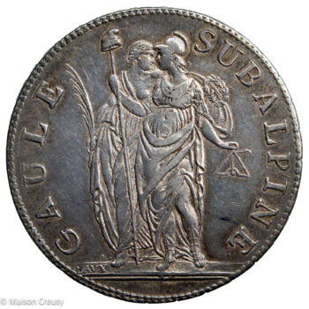 Gaule Subalpine 5 francs An 10 Turin