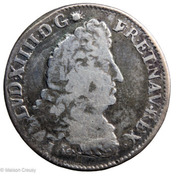 Louis XIV quart d'écu aux 8L 1691 Limoges