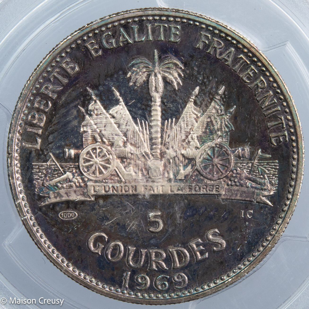 Haiti 5 gourdes 1969 IC PR62